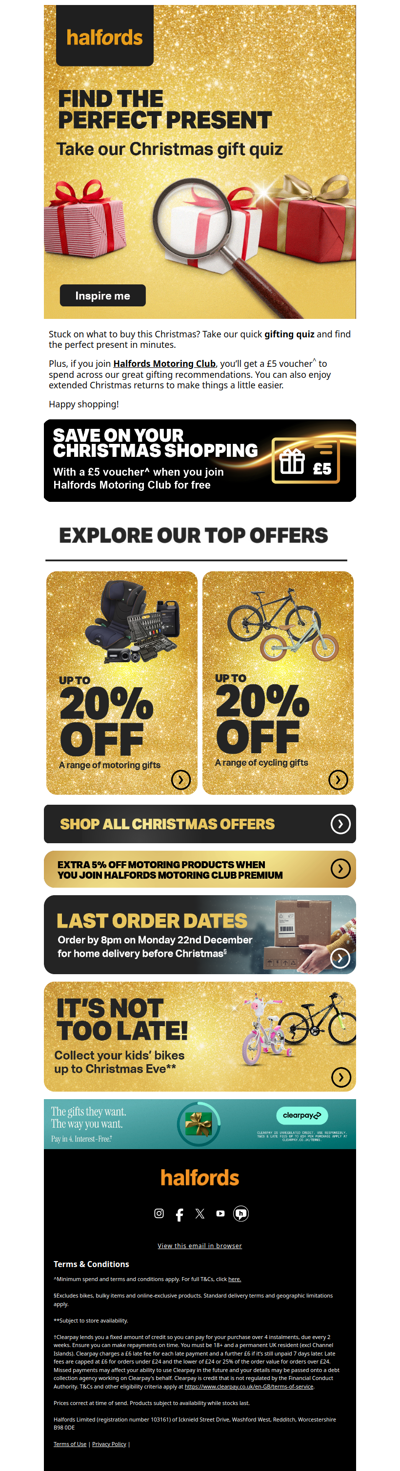 Find the perfect gift this Quiz-mas!🎄🎁