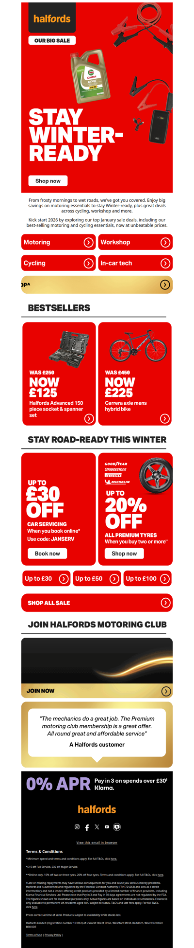 Winter covered with up to 50% off ❄️