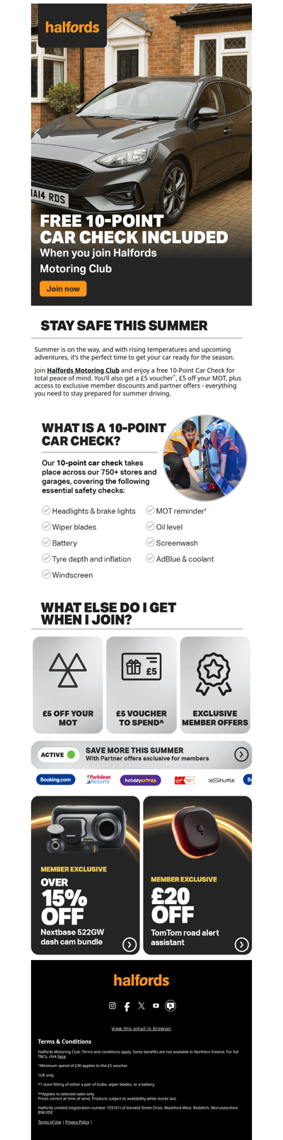 Join today, get a 10-point car check on us ⭐