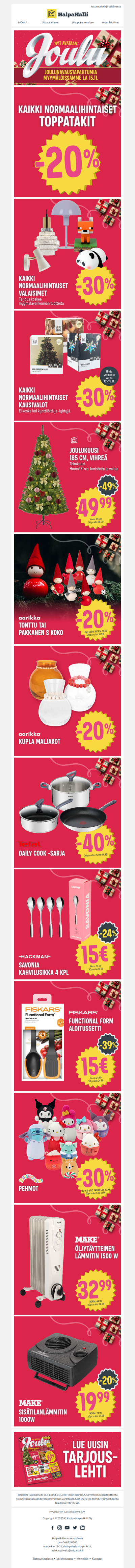 Nyt on aika avata ovi Jouluun! 🎄✨