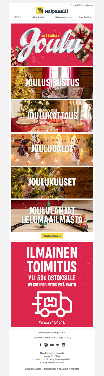 🎄✨ Avaa ovi joulun maailmaan!