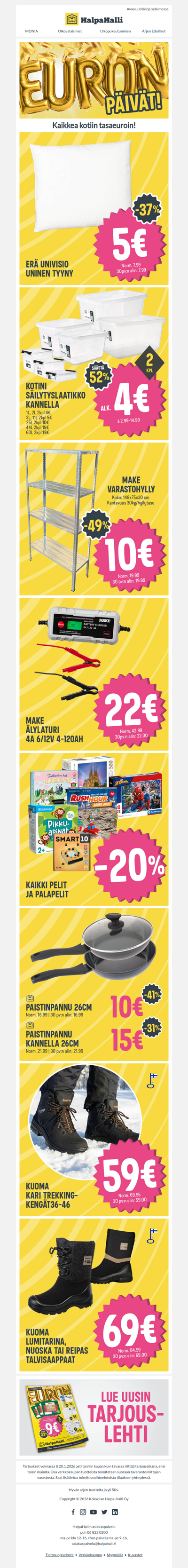 Eurolla enemmän – Euron päivät jatkuvat!