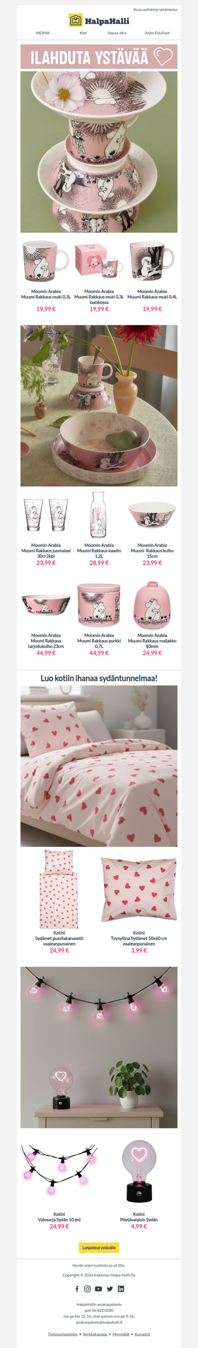 Tee ystävänpäivästä sydämellinen 💗🌸
