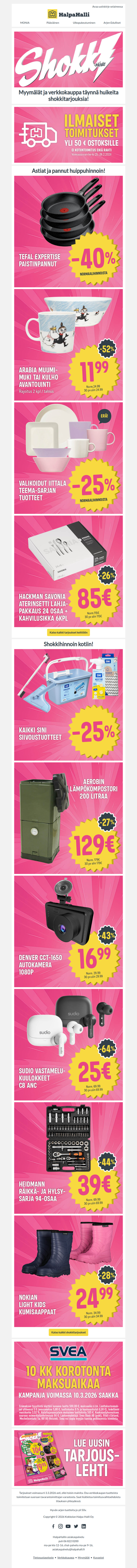 ⚡️ SHOKKIPÄIVÄT on täällä! ⚡️