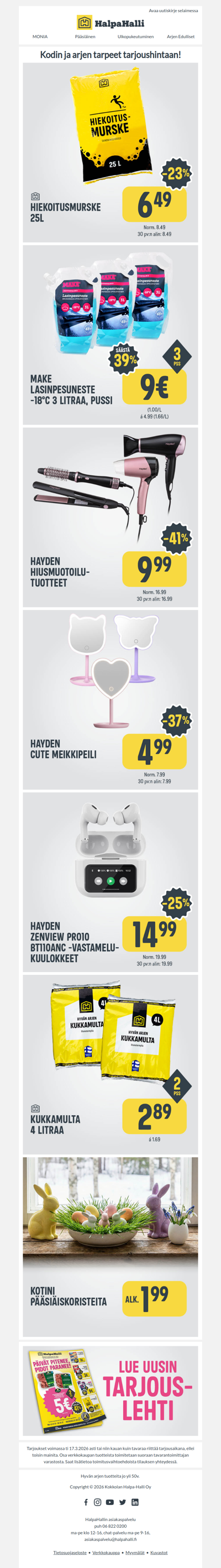 Viikon uudet tarjoukset ovat täällä 🛒