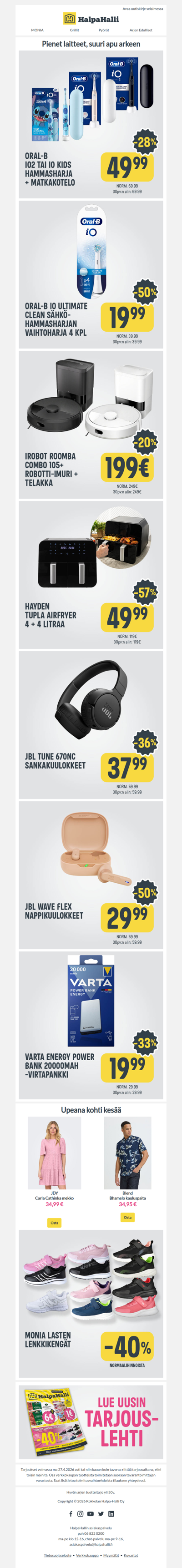 Upeana kesään – tyyliä ja arjen helppoutta