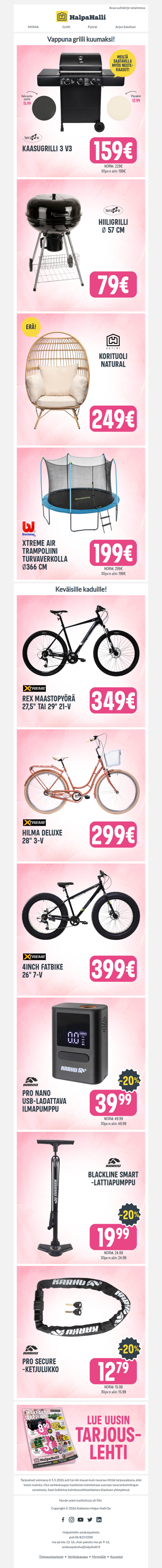 Vappuviikon parhaat tarjoukset!