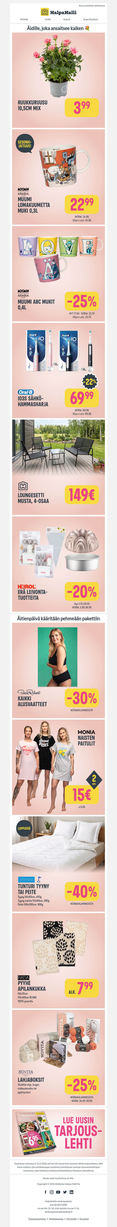Lahjaideat maailman parhaille äideille! ❤️