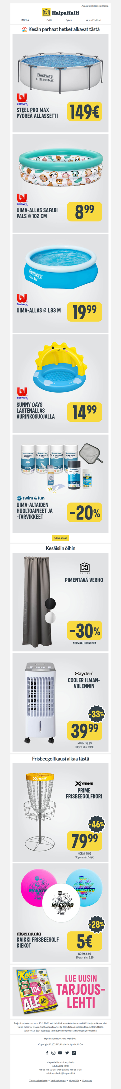 🏖️ Kesän parhaat hetket alkavat tästä