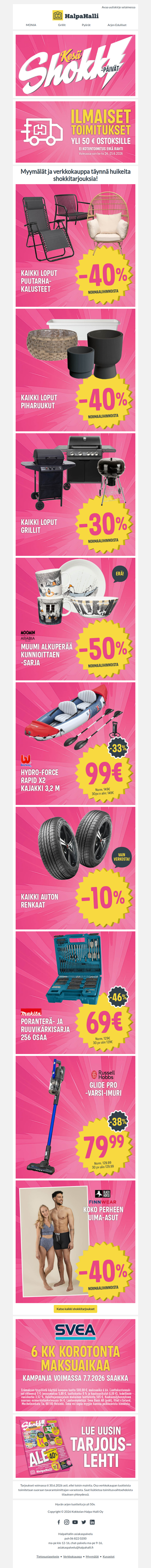 ⚡️ SHOKKIPÄIVÄT on täällä! ⚡️