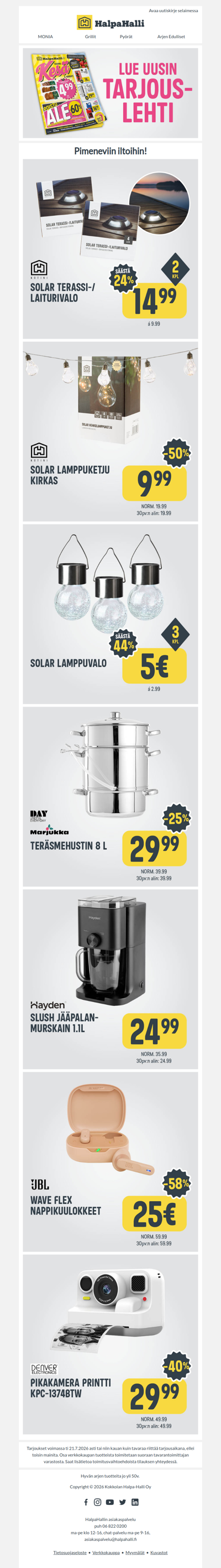 Uusi viikko, uudet tarjoukset!