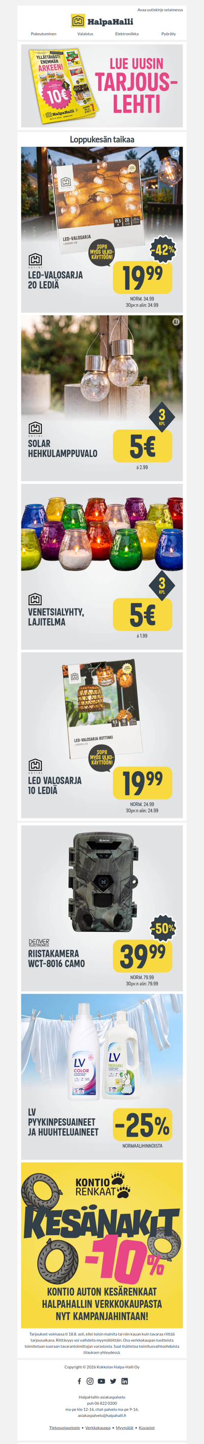Loppukesän taikaa