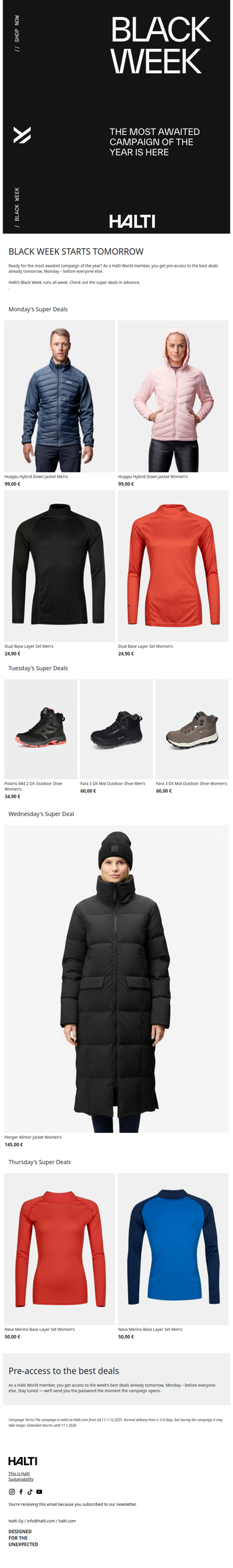 Black Week starts tomorrow!