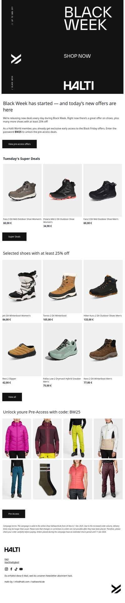 Black Week has started! Check out today’s new offers!