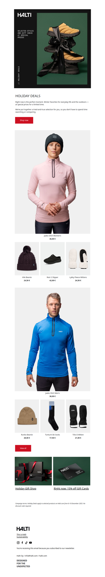 Holiday Deals — You still have time to shop!