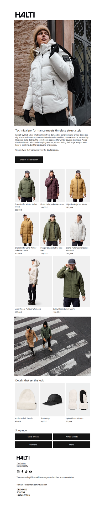 Kallio® by Halti — Winter styles, built for the city