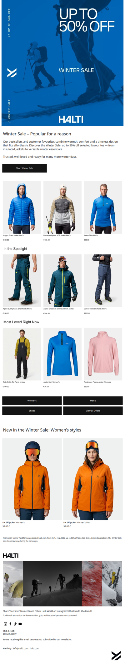 Best-selling styles, now up to 50% off