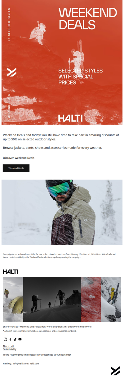 Weekend Deals - Final Moments