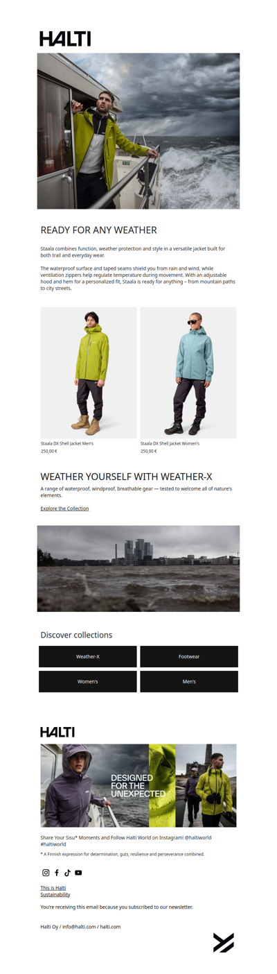 Ready for spring rain?