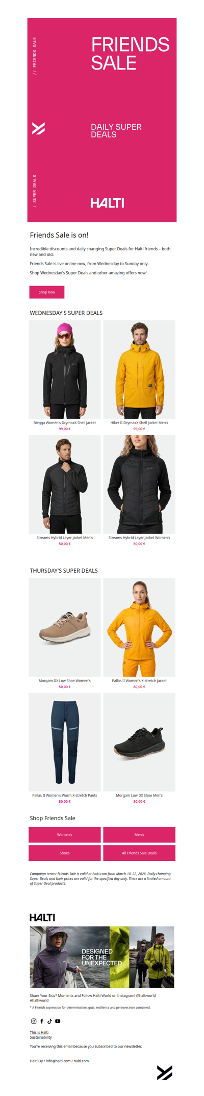 FRIENDS SALE starts now! 🩷