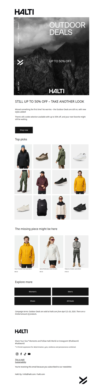 Don’t miss what’s still available