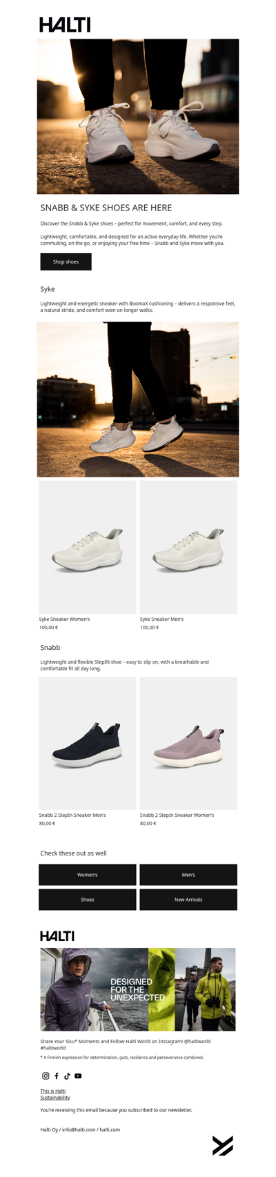 Snabb & Syke shoes are here – find your new favorites for active days