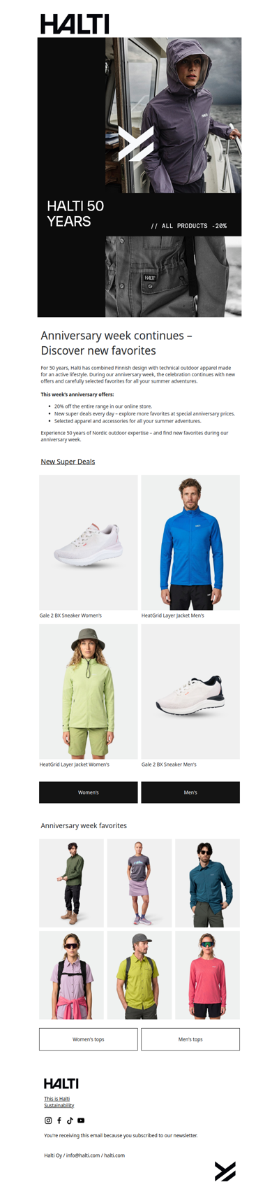 20% off the entire collection – fresh new deals just added!
