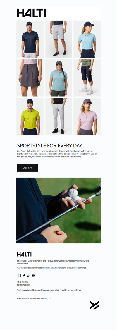 Sportstyle for every day