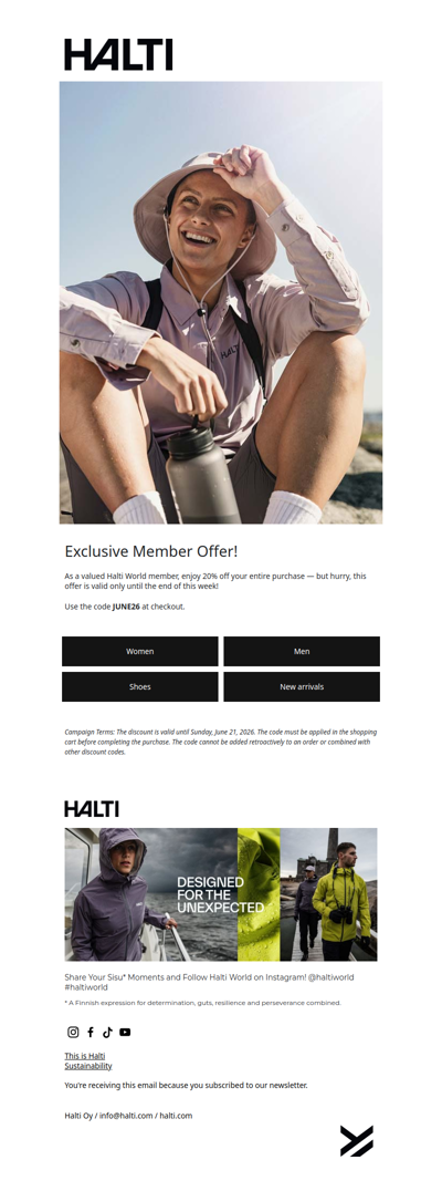 Exclusive member offer!