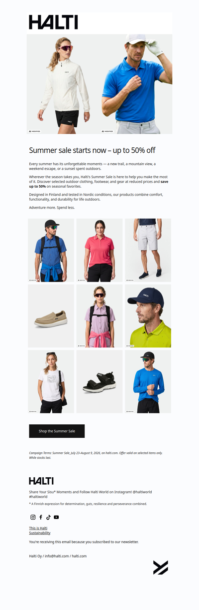 Summer Sale starts now