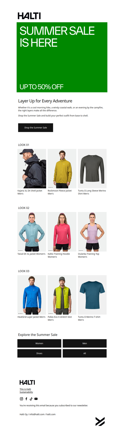 Summer Sale: Build Your Layers