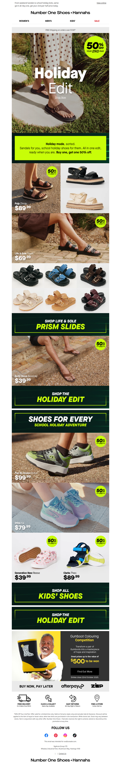 Holiday Edit: 2nd Pair 50% Off