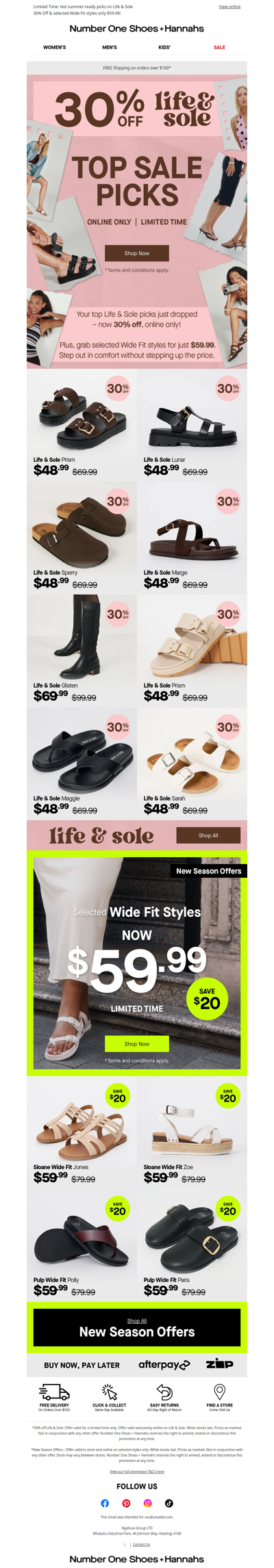 30% Off the Styles You Love