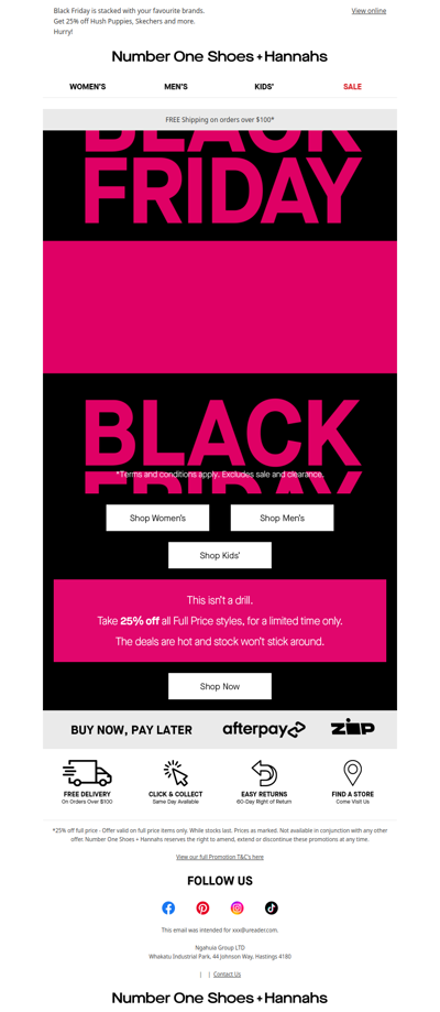 BLACK FRIDAY! Stop scrolling. Start saving.