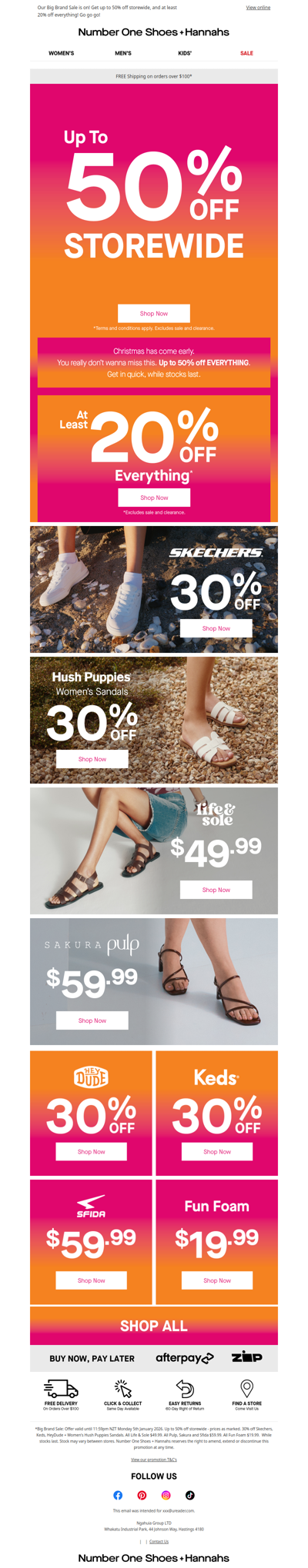 UP TO 50% OFF STOREWIDE?!