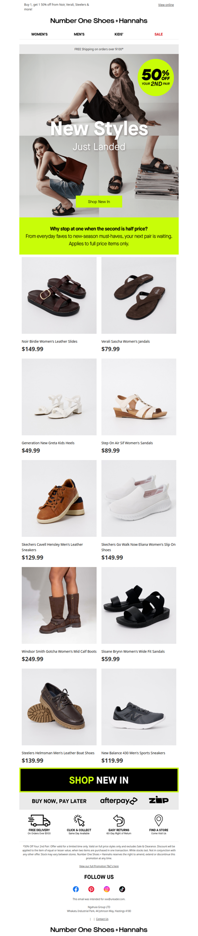 New styles just dropped!