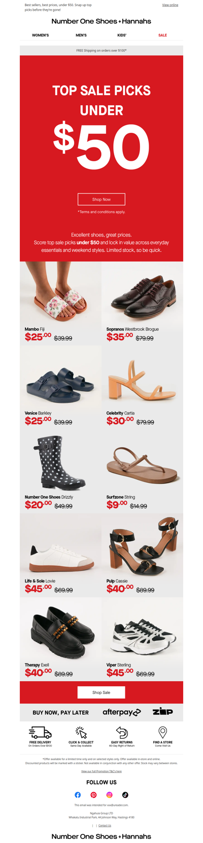 Top Sale Picks Under $50! 🎉