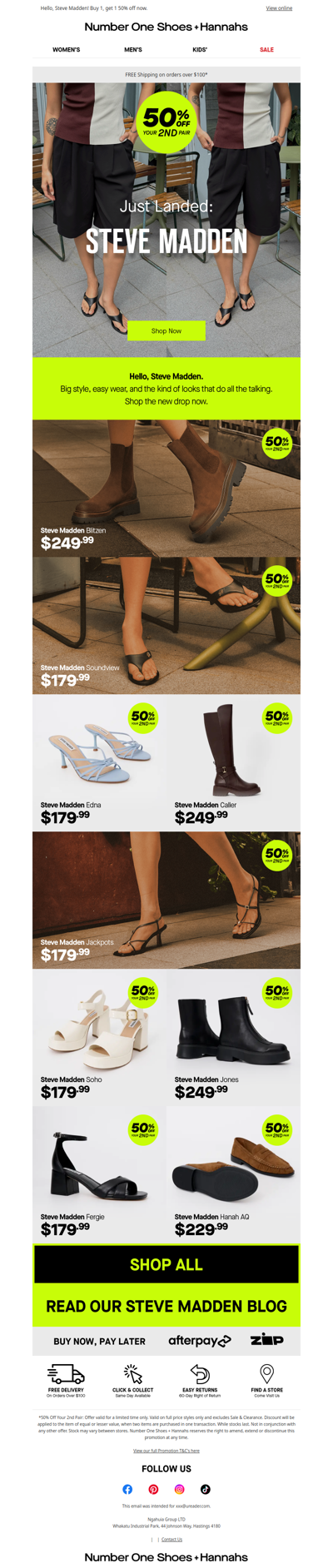 New in: STEVE MADDEN!