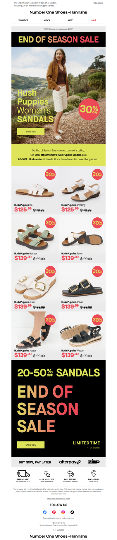 Hush Puppies Sandals are on Sale! 🔥