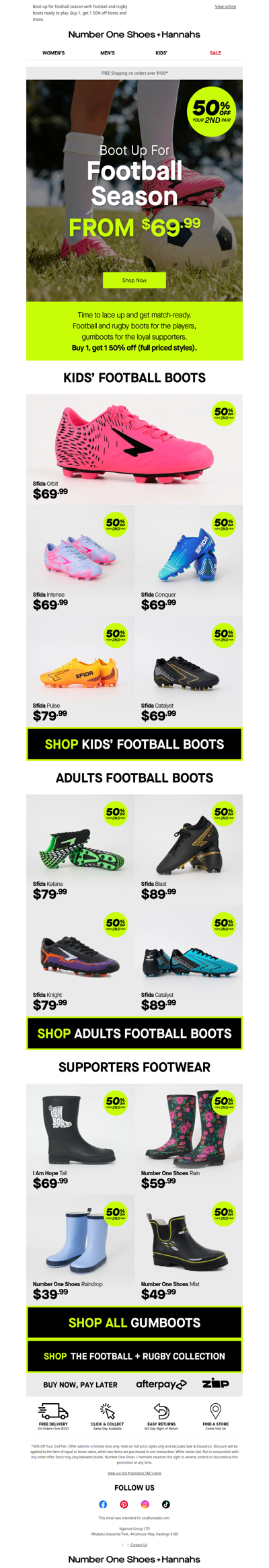 New Footy Season. New Boots.