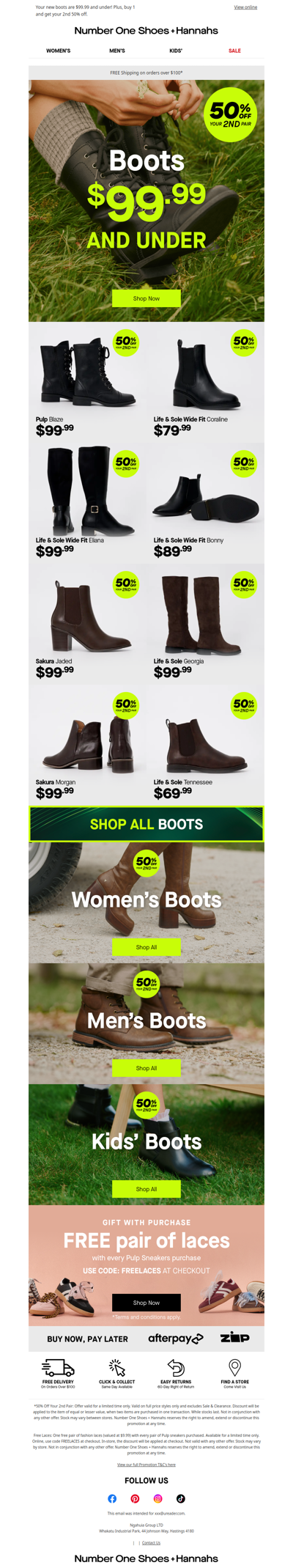 Discover boots $99.99 & under 🤎