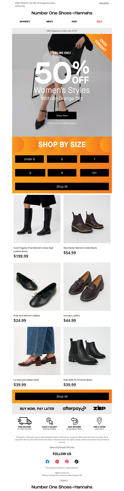 Last chance! 50% off ends tonight