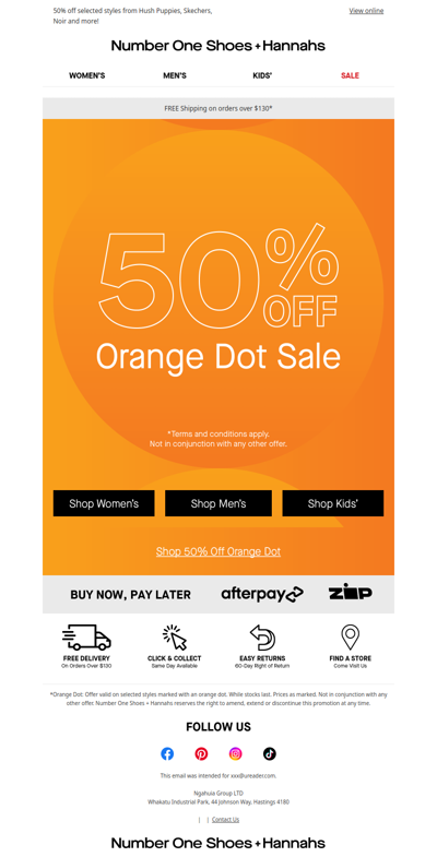 50% Off? Yep, Orange Dot’s Back!