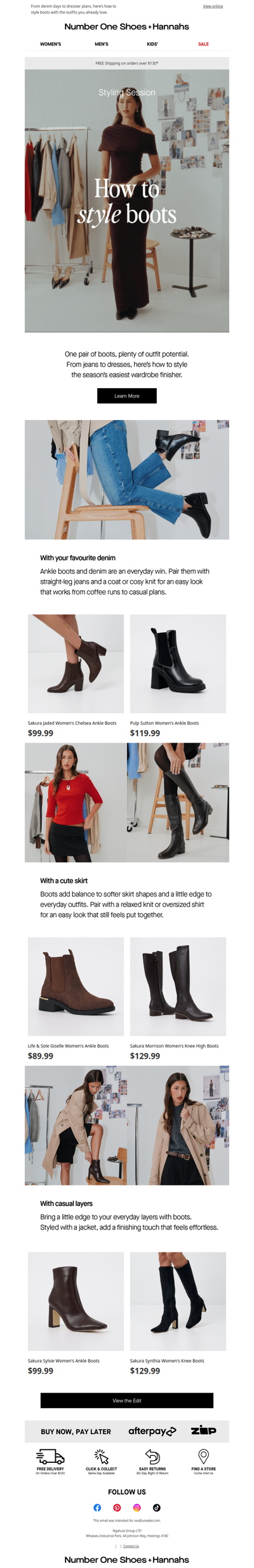 Styling Session: How to style BOOTS 🤎
