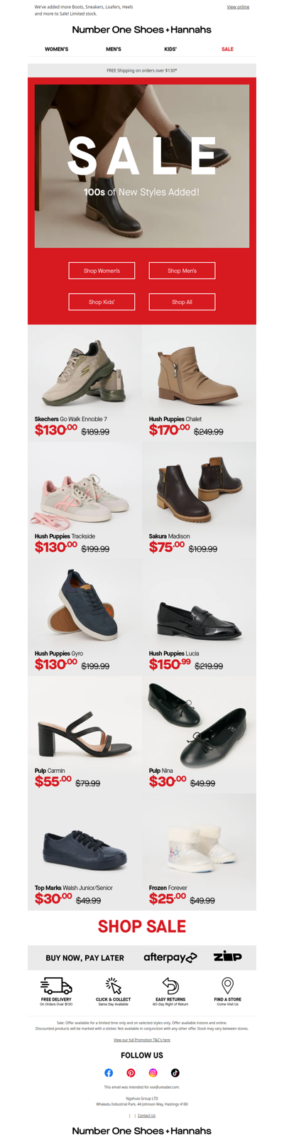 100s of new styles added to SALE!