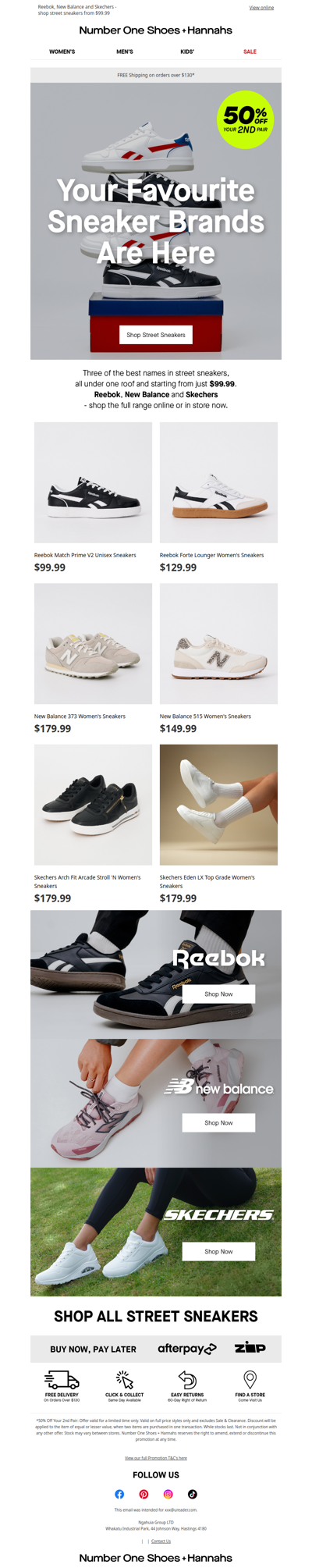 Your Favourite Sneaker Brands Are Here