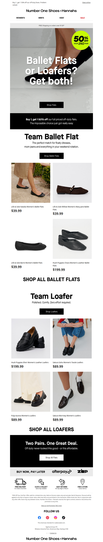 Ballet flats vs loafers? Get both 👀