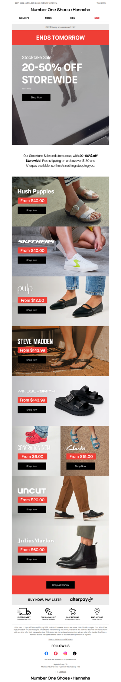 20-50% off EVERYTHING - ends tomorrow!