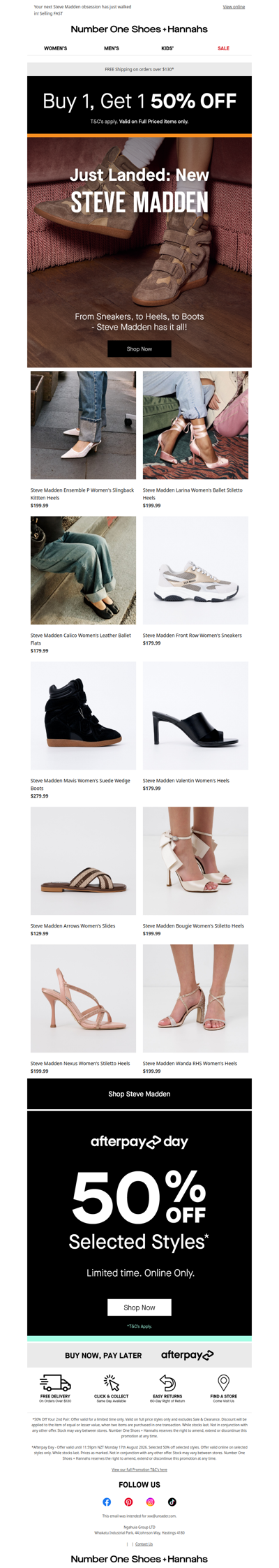 New Steve Madden has landed!