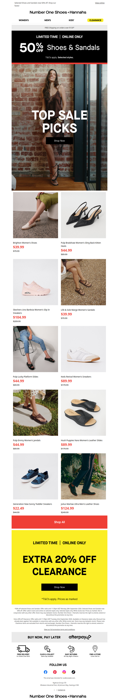 50% off Top Picks!